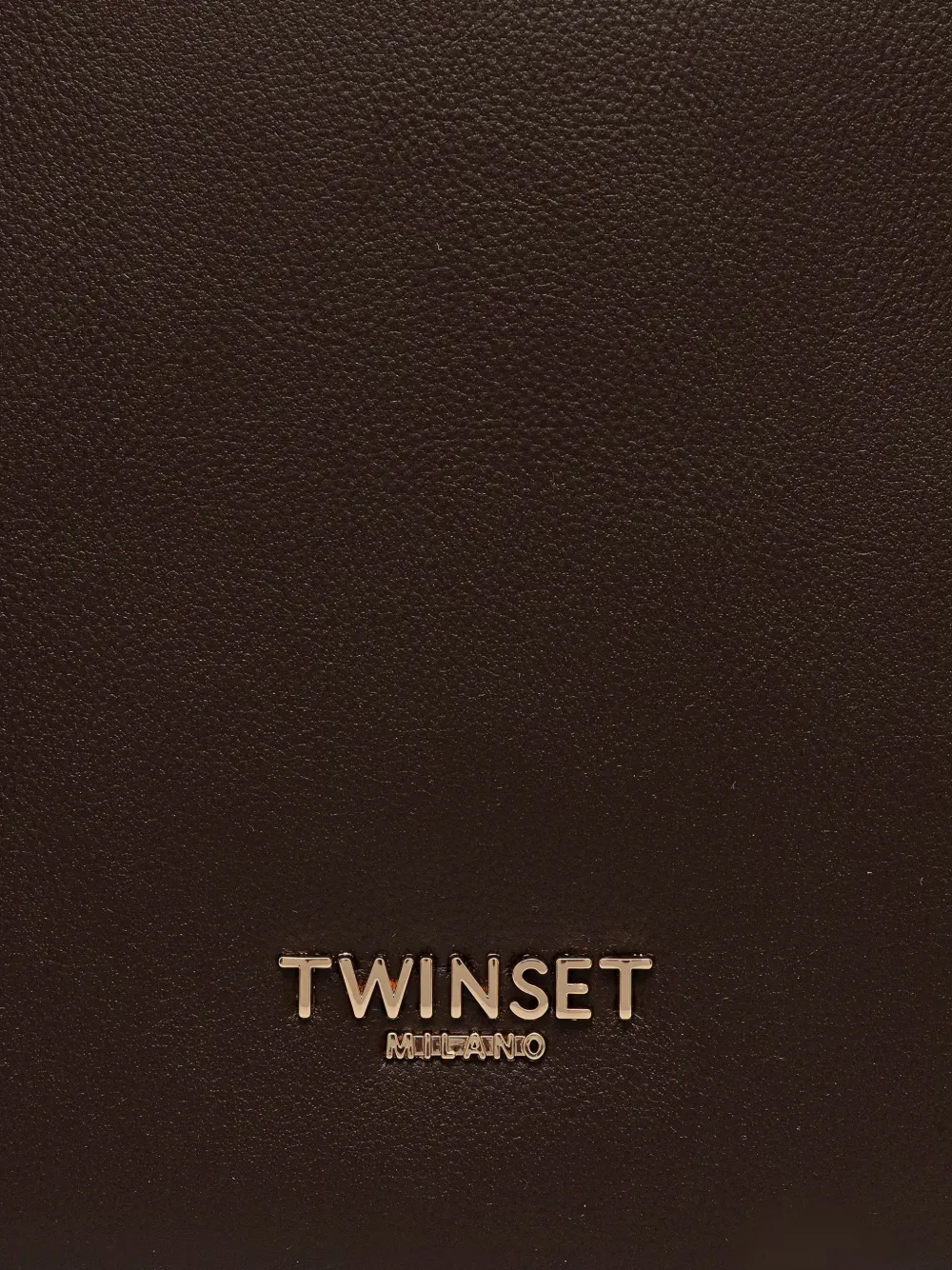 TWINSET Heuptas met logoplakkaat Bruin