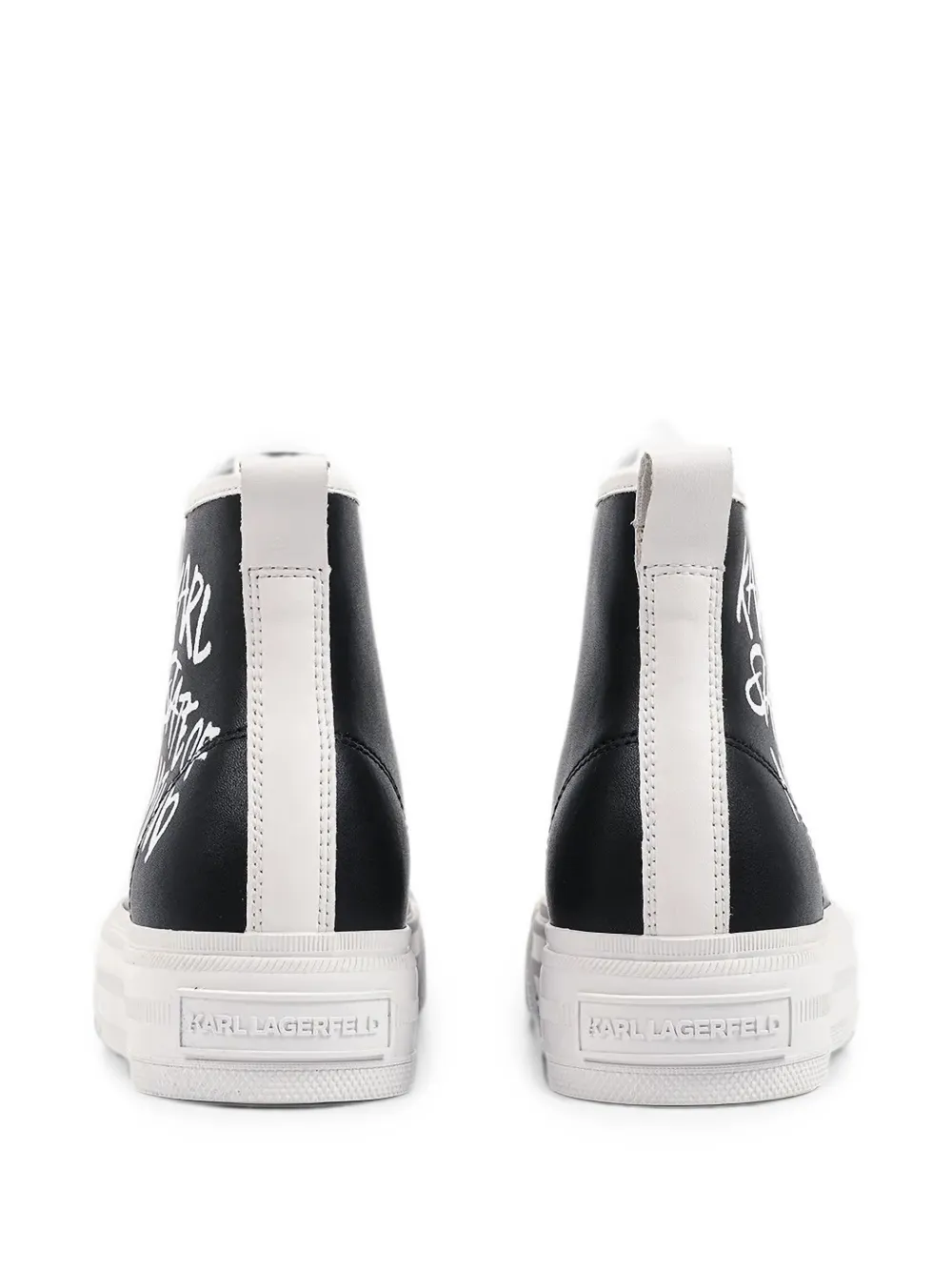 Karl Lagerfeld Kampus Max V high-top sneakers Zwart