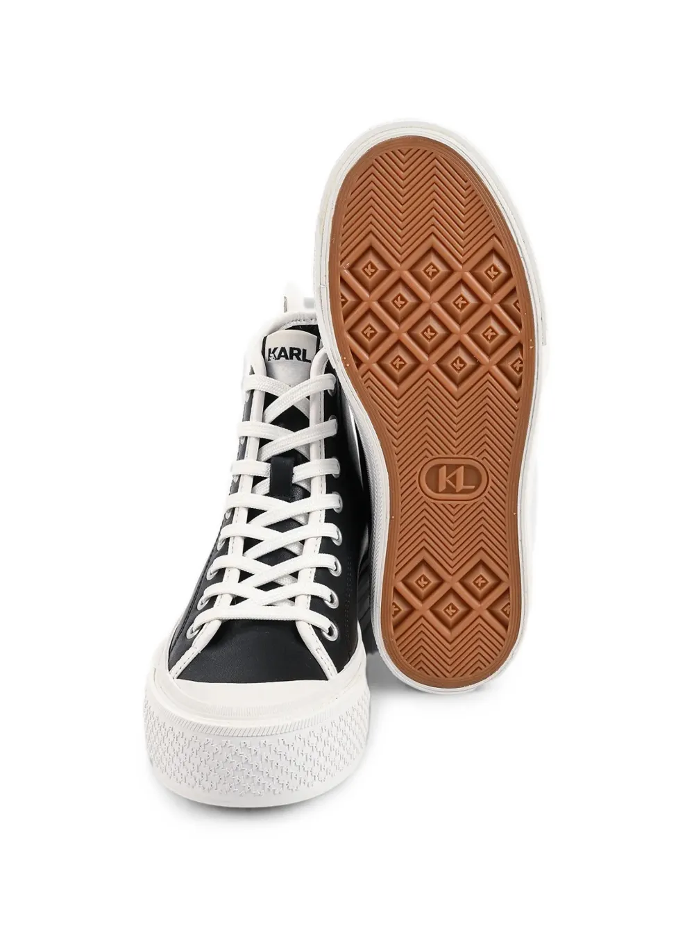 Karl Lagerfeld Kampus Max V high-top sneakers Zwart