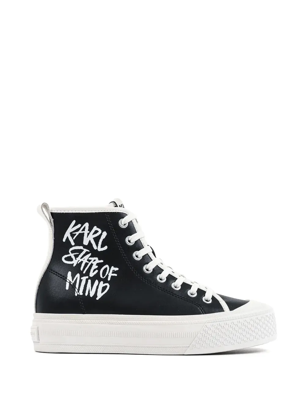 Karl Lagerfeld Kampus Max V high-top sneakers - Schwarz