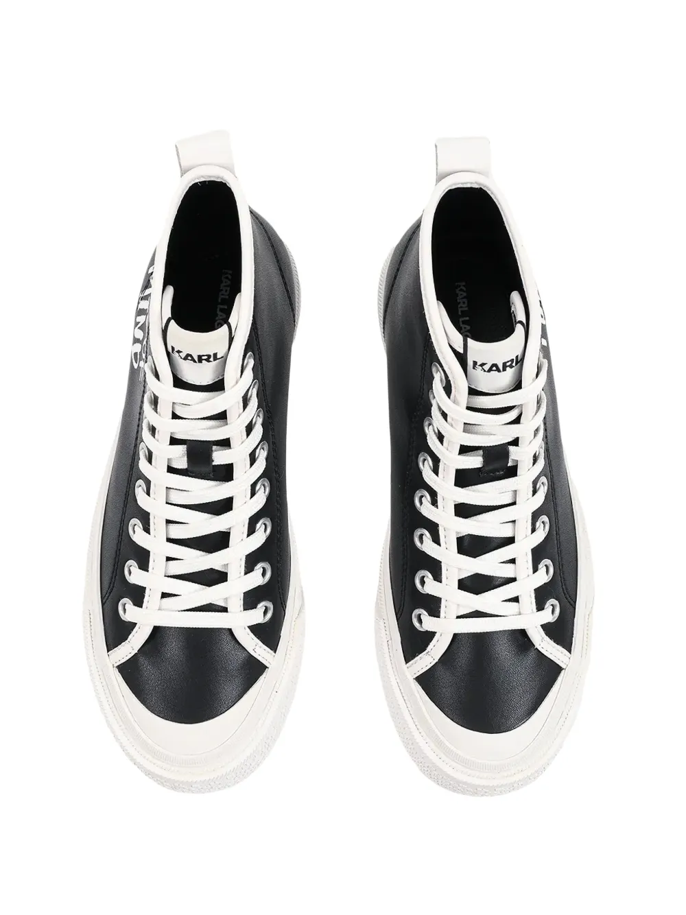 Karl Lagerfeld Kampus Max V high-top sneakers Zwart