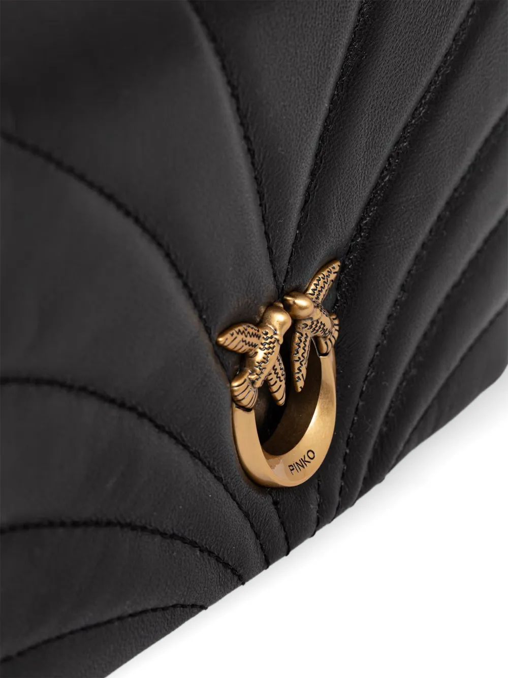 PINKO Kleine Love Bag Click Horizontal schoudertas Zwart