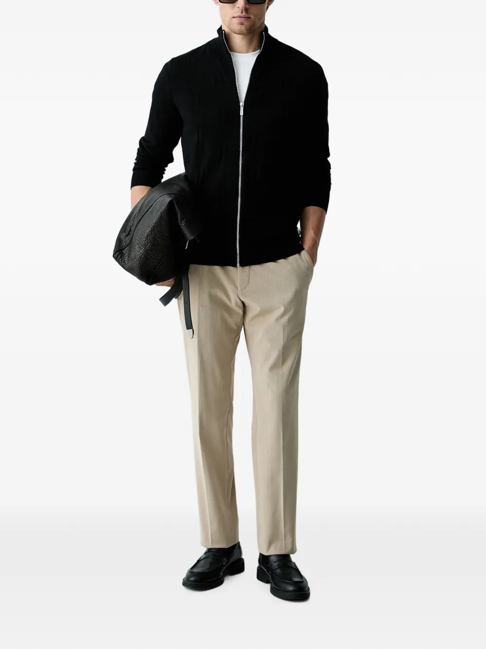 Karl Lagerfeld Vest met rits Zwart