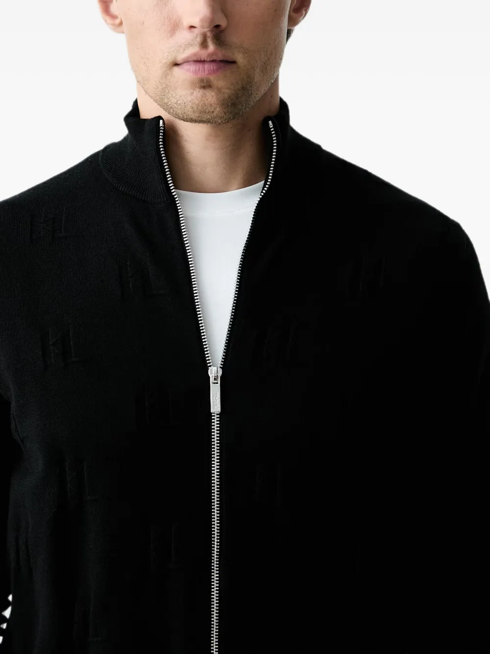 Karl Lagerfeld Vest met rits Zwart