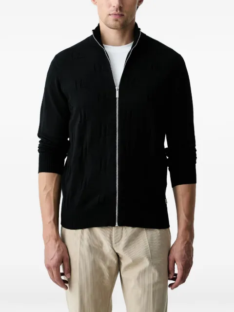 Karl Lagerfeld zip-up cardigan