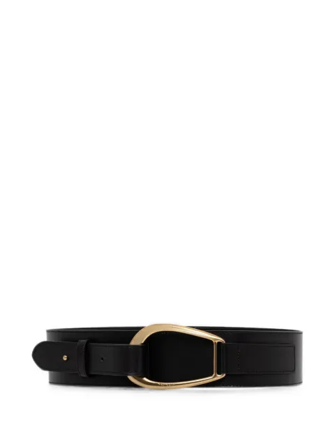 TWINSET leather wide belt