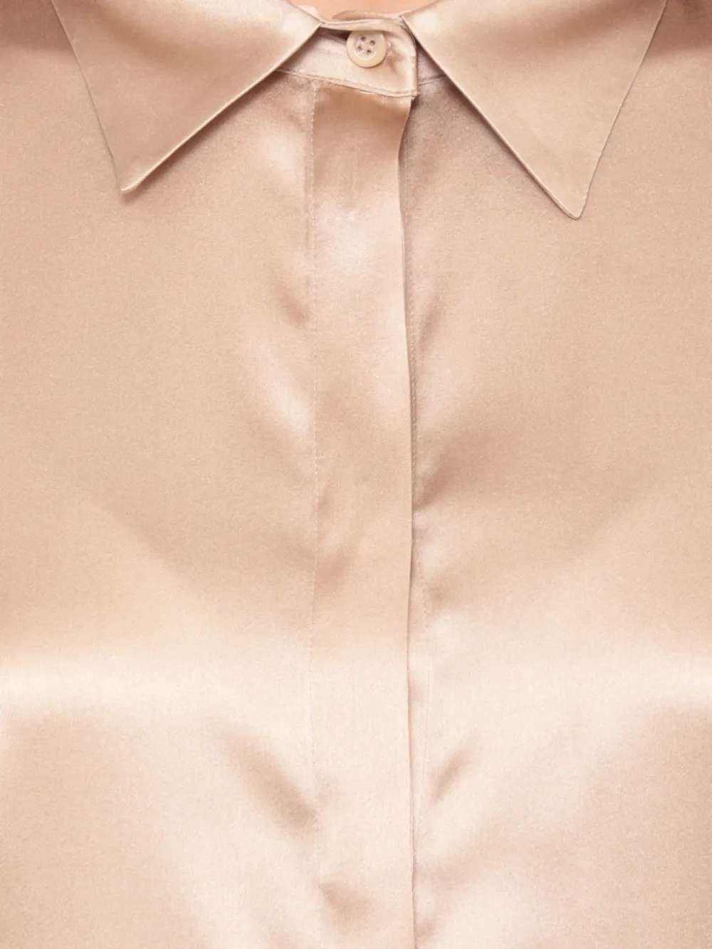 Peserico Blouse met satijnen afwerking Beige