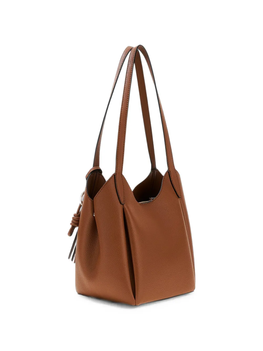 GUESS USA Melody bewerkte schoudertas met logoplakkaat Bruin