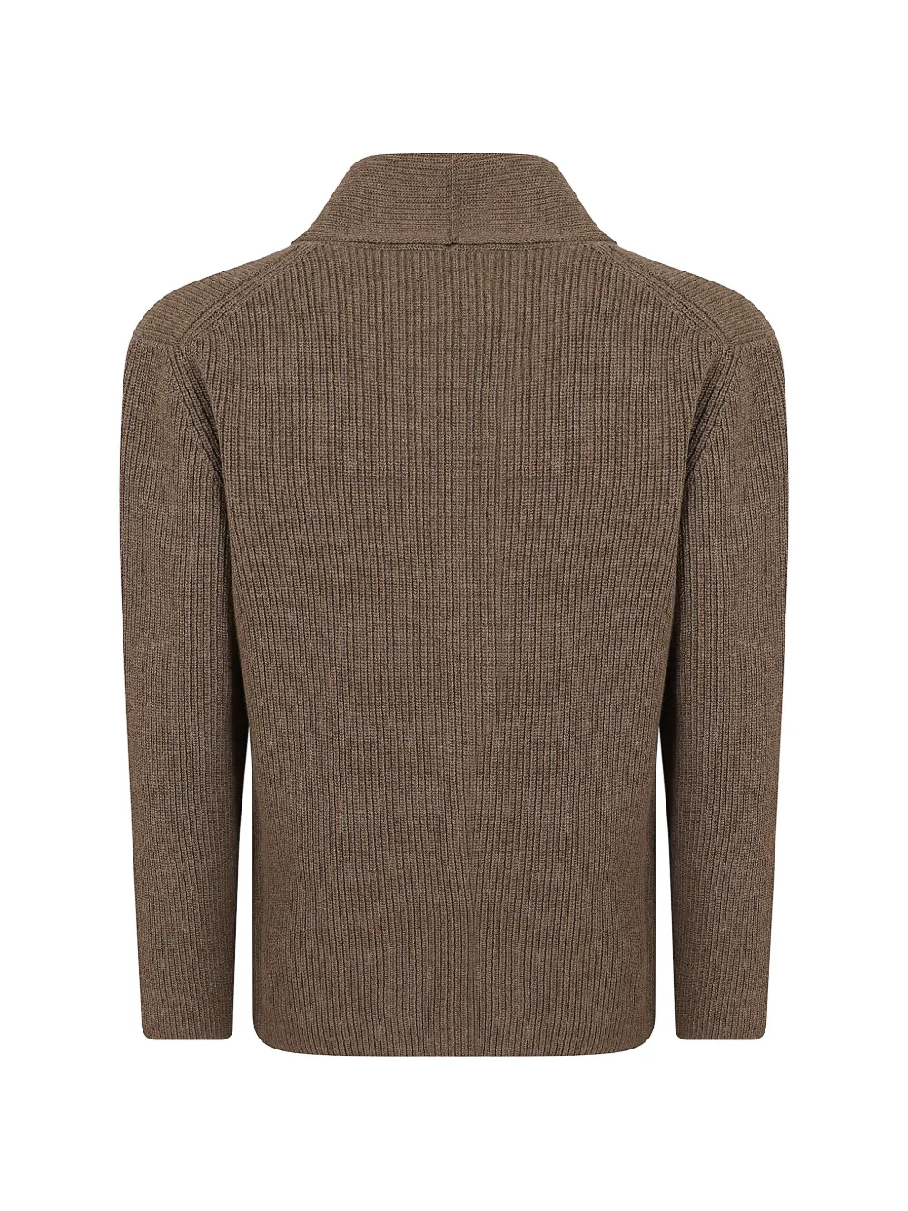 Ballantyne Vest met enkele rij knopen Bruin