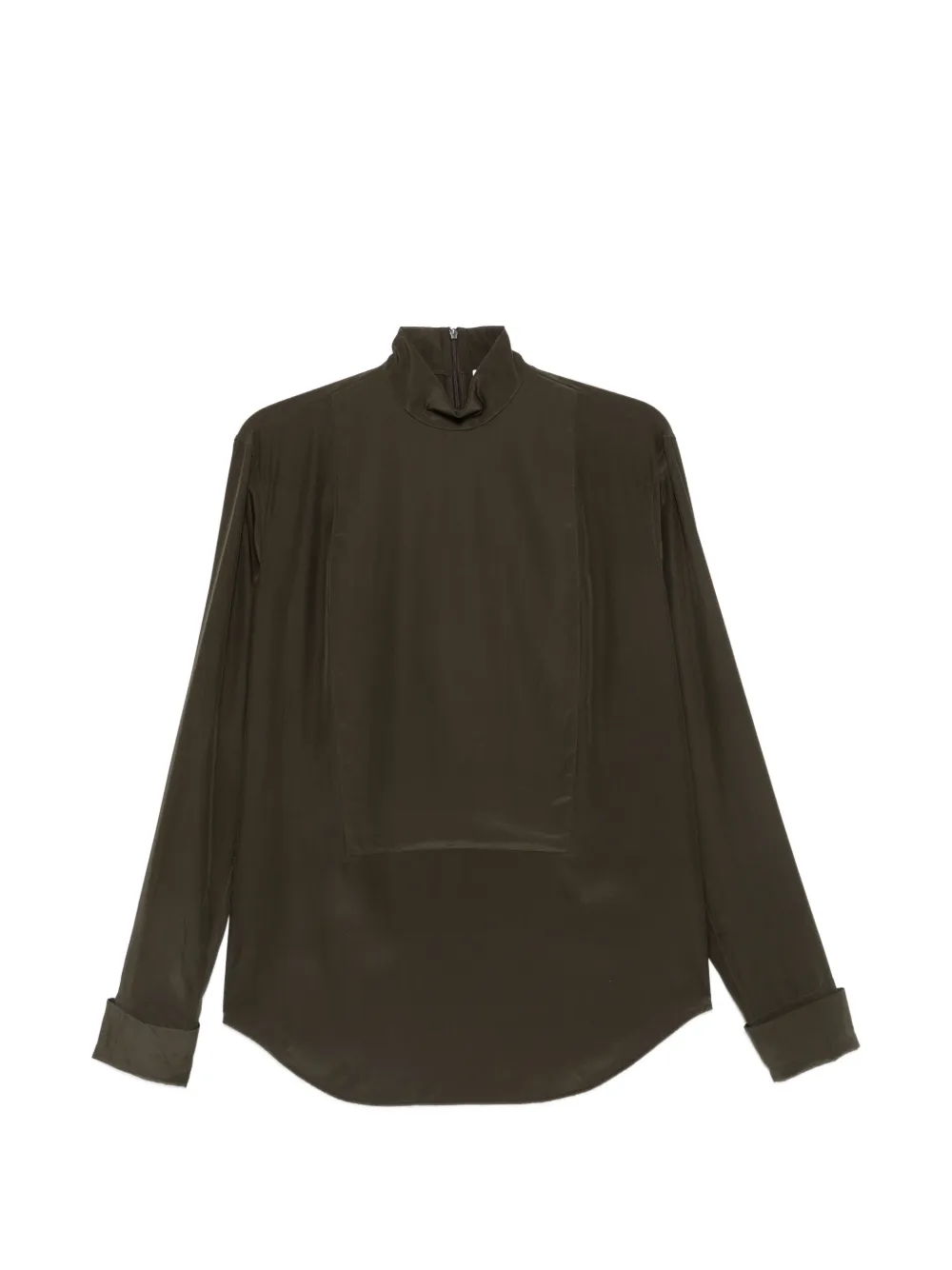Jil Sander Pre-Owned Blusa a collo alto anni 2000 - Verde