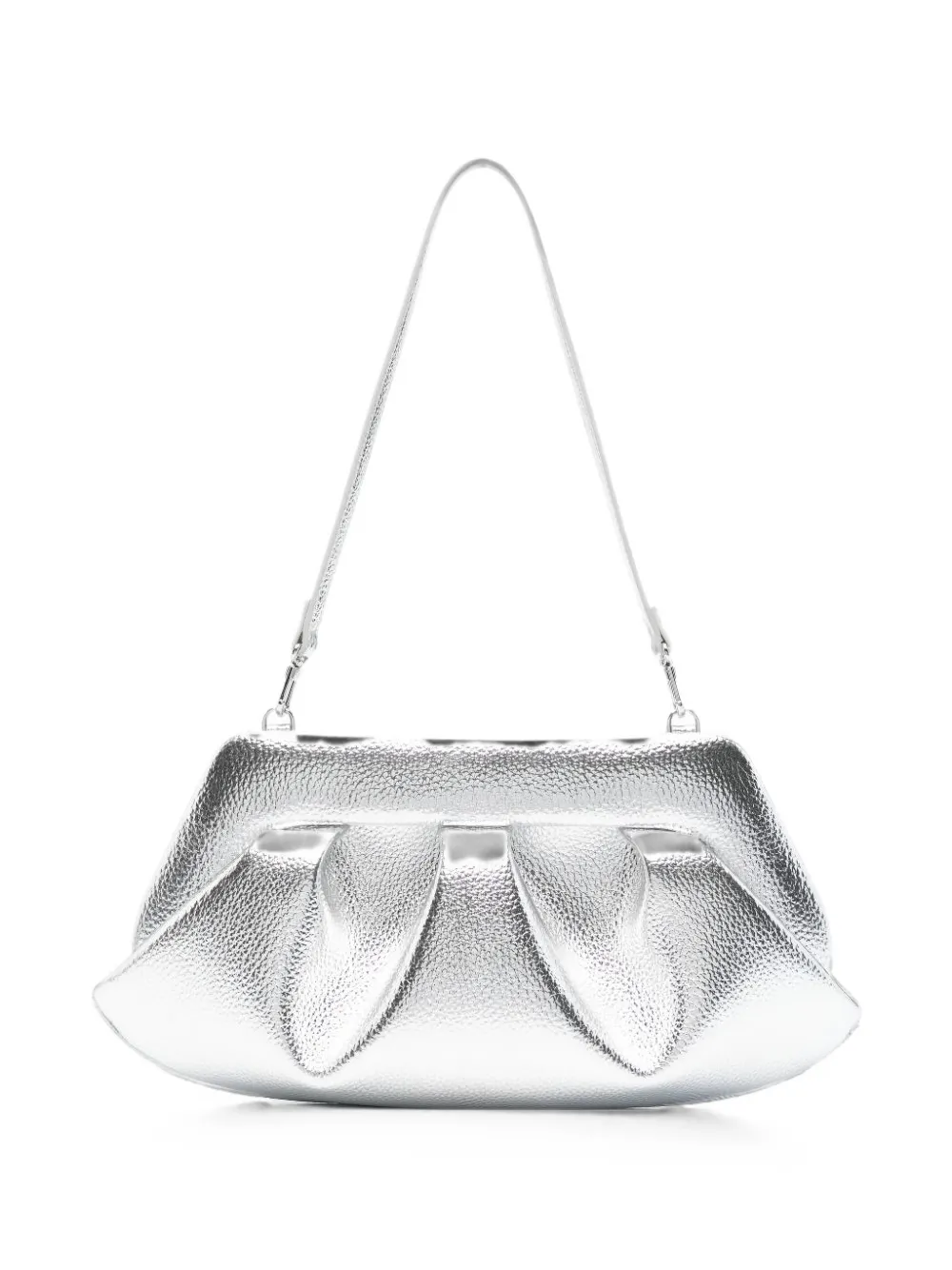 Themoirè Bios clutch bag - Silber