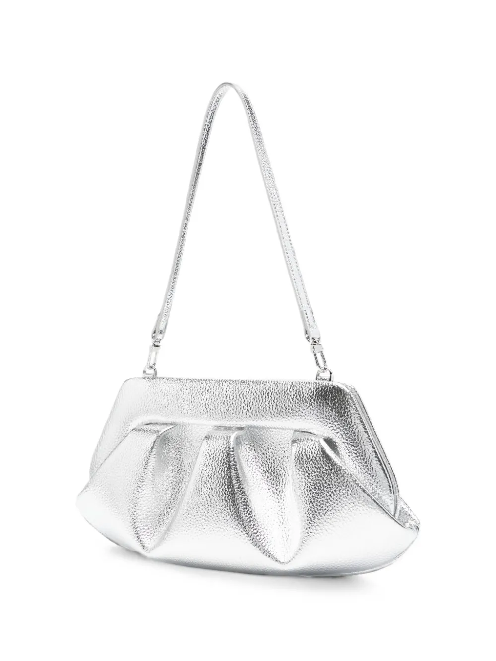 Themoirè Bios clutch Zilver