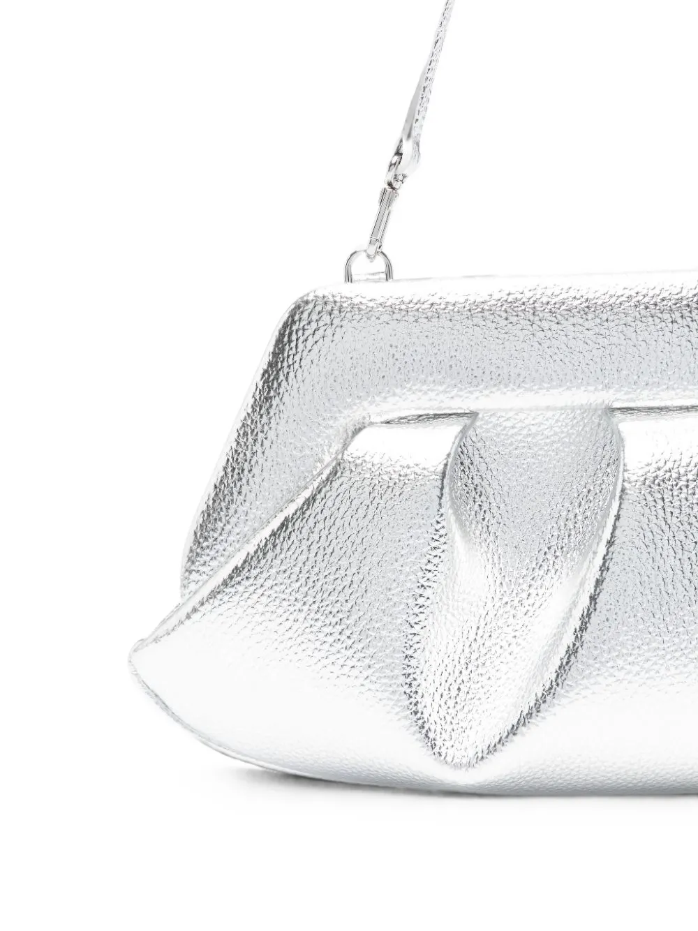 Themoirè Bios clutch Zilver