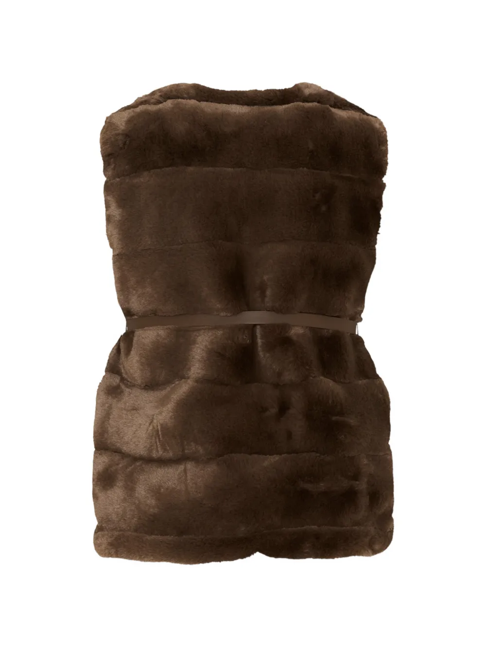 Mayoral Bodywarmer van imitatiebont met ceintuur Bruin