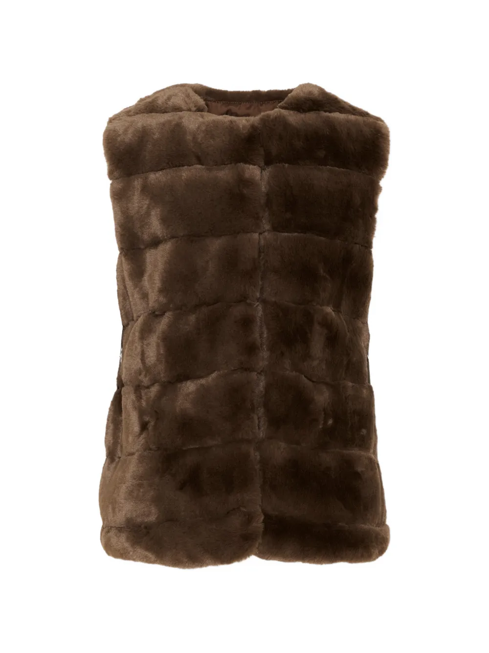 Mayoral Bodywarmer van imitatiebont met ceintuur Bruin