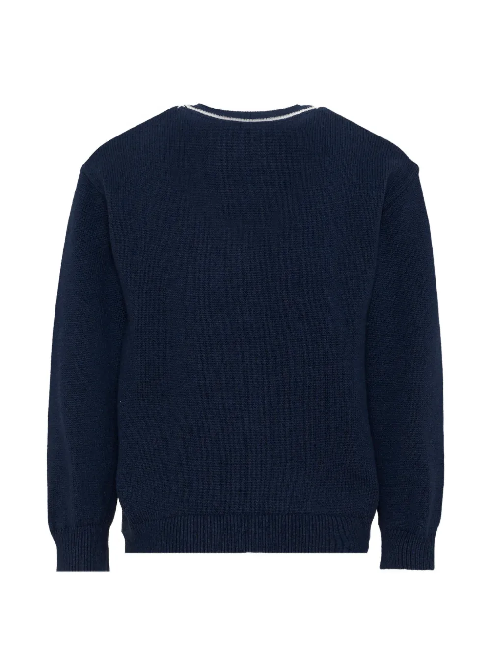Mayoral Vest met knopen en contrasterende afwerking Blauw