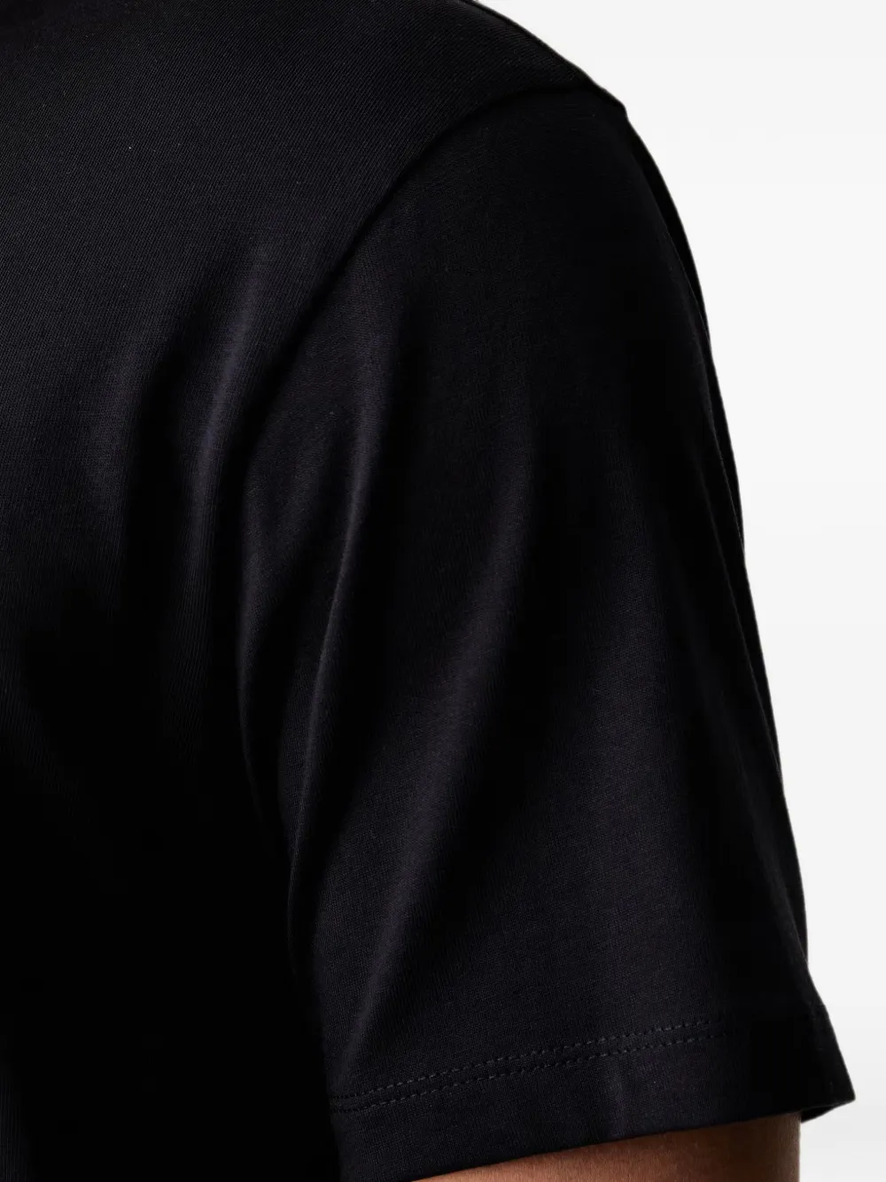 Armani Exchange T-shirt met logoprint Zwart