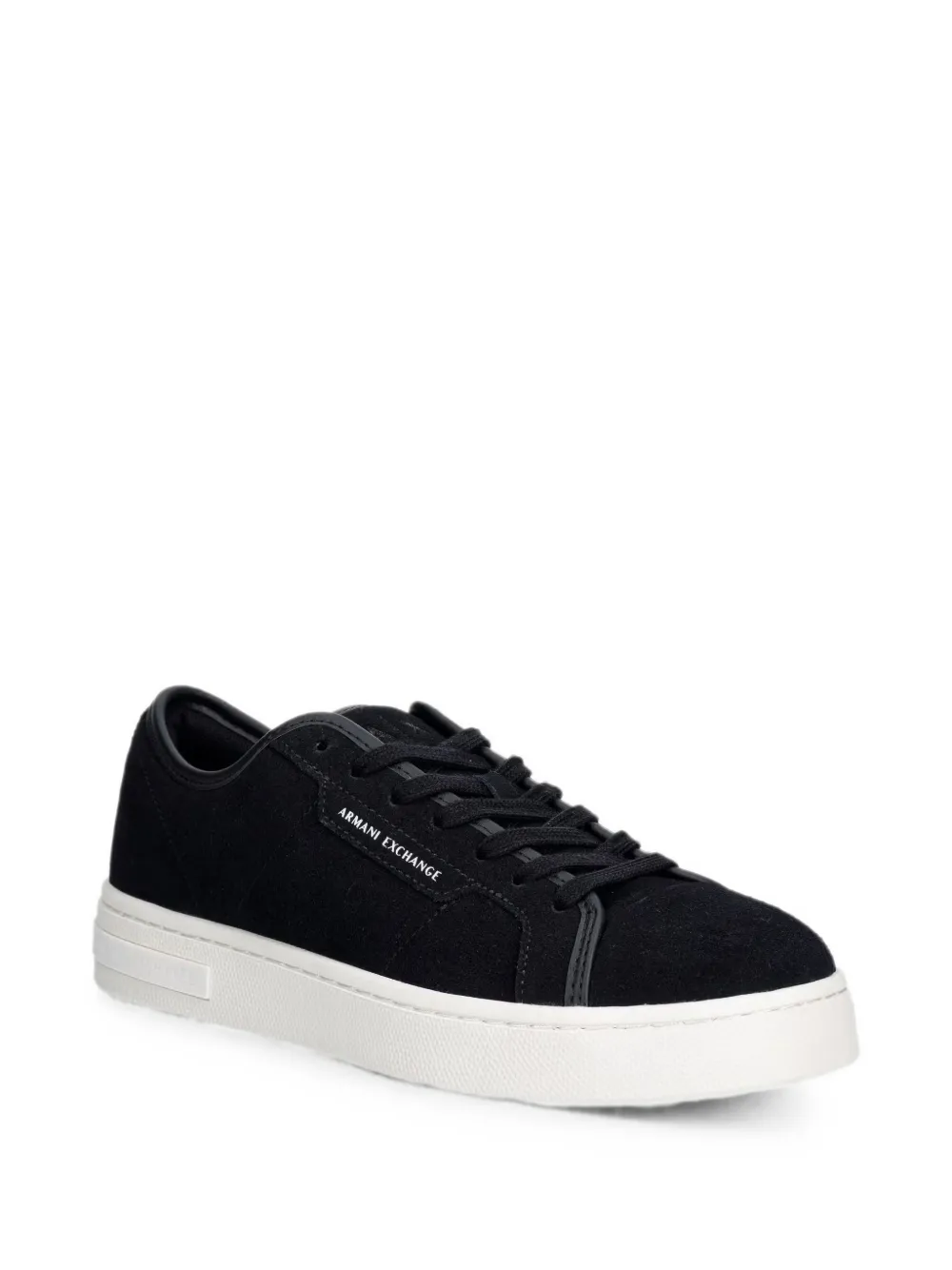 Armani Exchange Sneakers met logoprint Blauw