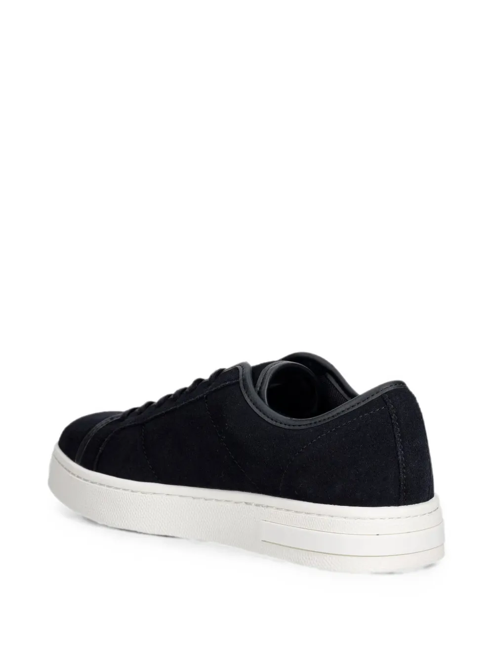 Armani Exchange Sneakers met logoprint Blauw