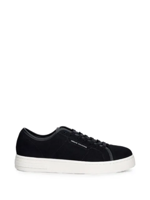 Armani Exchange logo-print lace-up sneakers