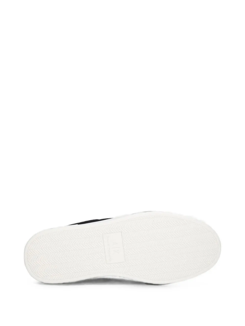 Armani Exchange Sneakers met logoprint Blauw