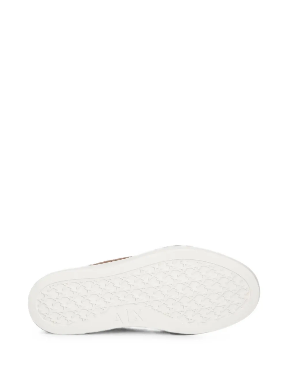 Armani Exchange monogram-debossed flatform sneakers Bruin