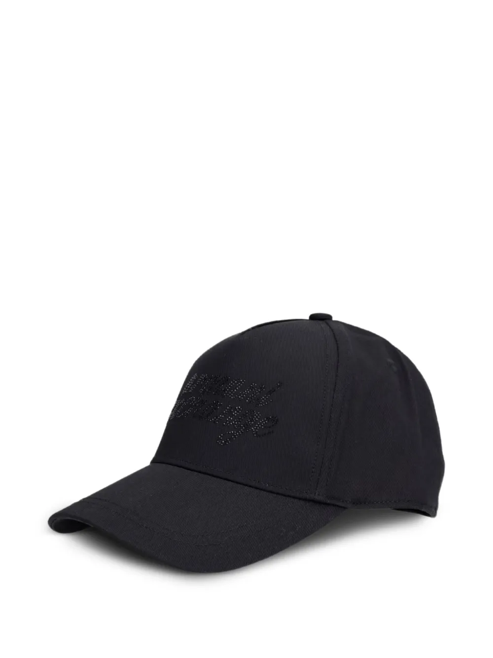 Armani Exchange crystal-embellished baseball cap - Nero