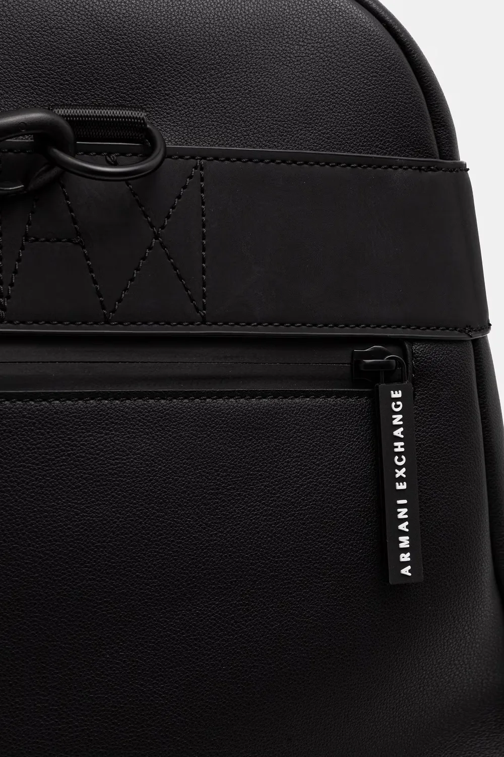 Armani Exchange Reistas met logoplakkaat Zwart
