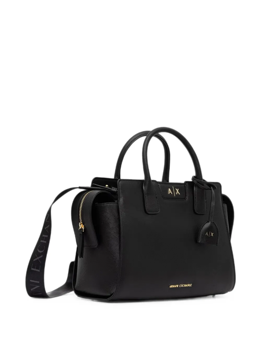 Armani Exchange Crossbodytas met logodetail Zwart