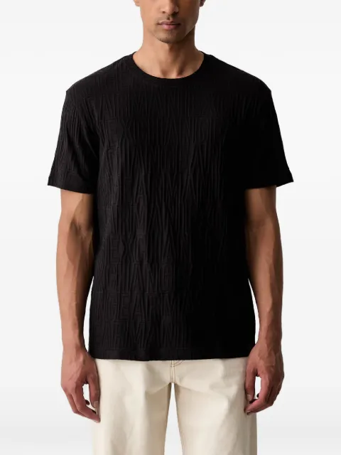Armani Exchange logo-jacquard cotton T-shirt