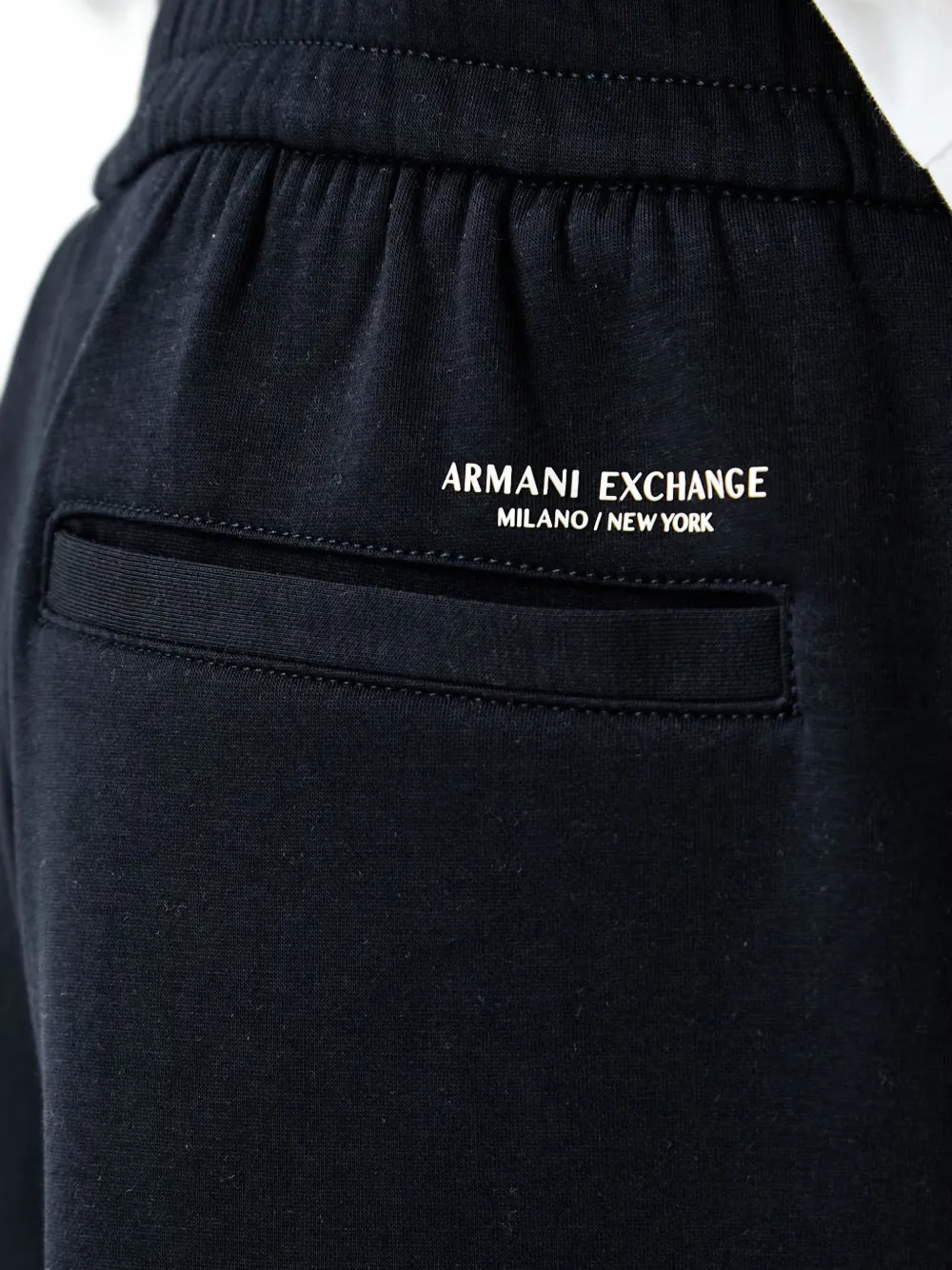 Armani Exchange Shorts met bloemenprint Zwart