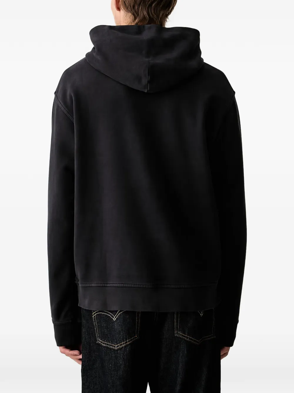 Armani Exchange Hoodie met logoprint Blauw