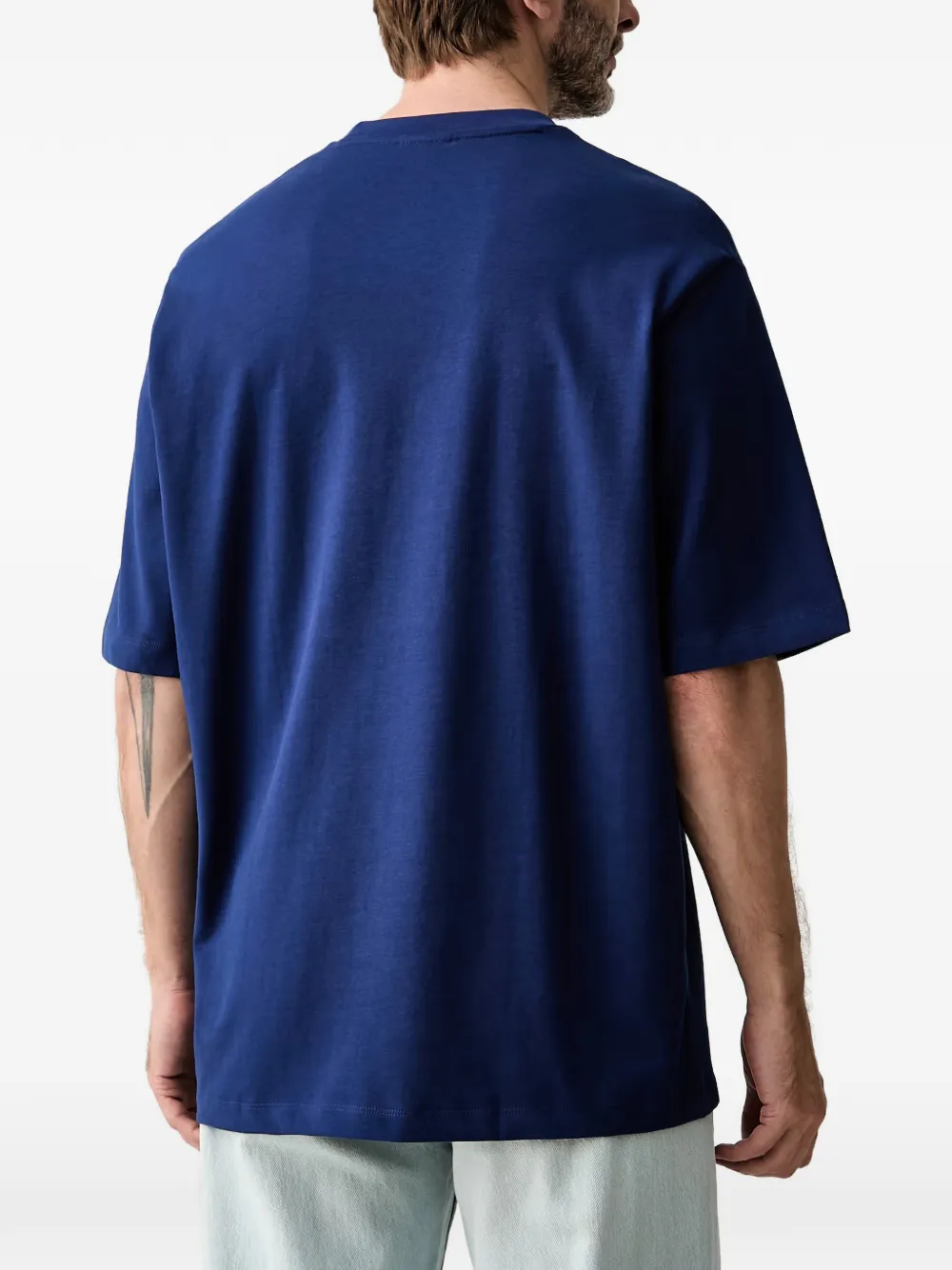 Armani Exchange T-shirt met logoprint Blauw