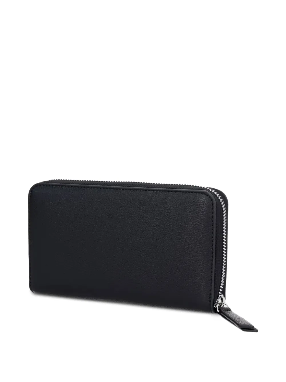 Armani Exchange Portemonnee met logoprint en rits Zwart