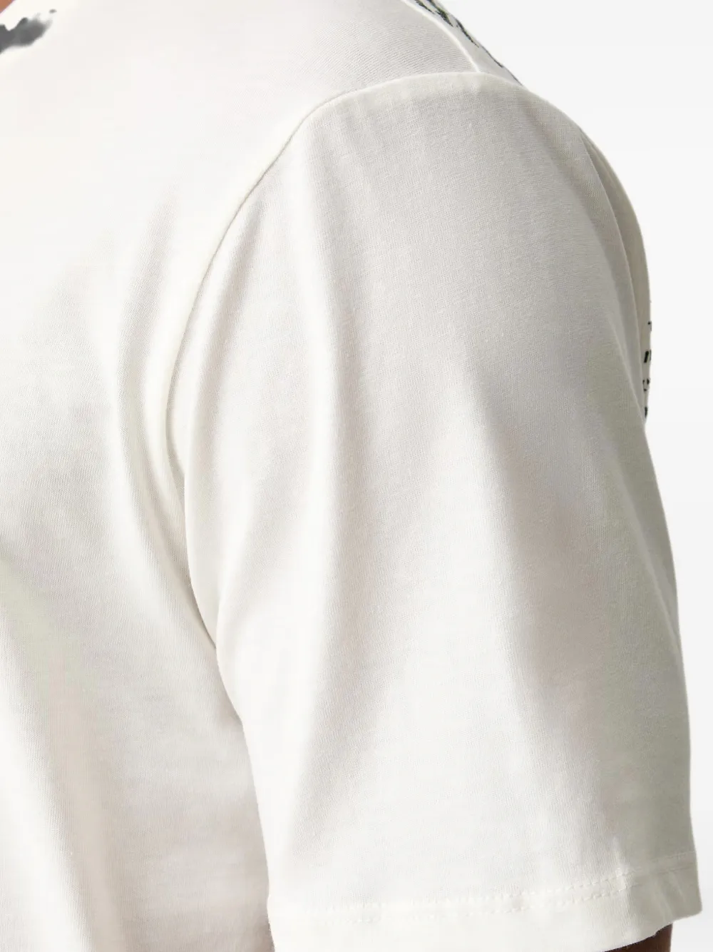 Armani Exchange T-shirt met logoprint Wit