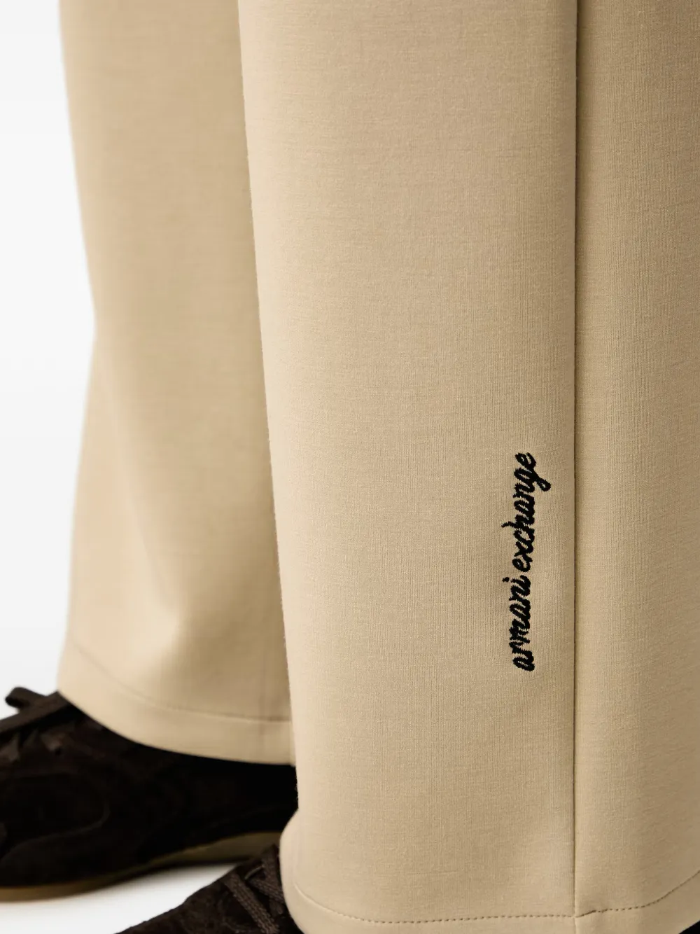 Armani Exchange Trainingsbroek met elastische taille Beige