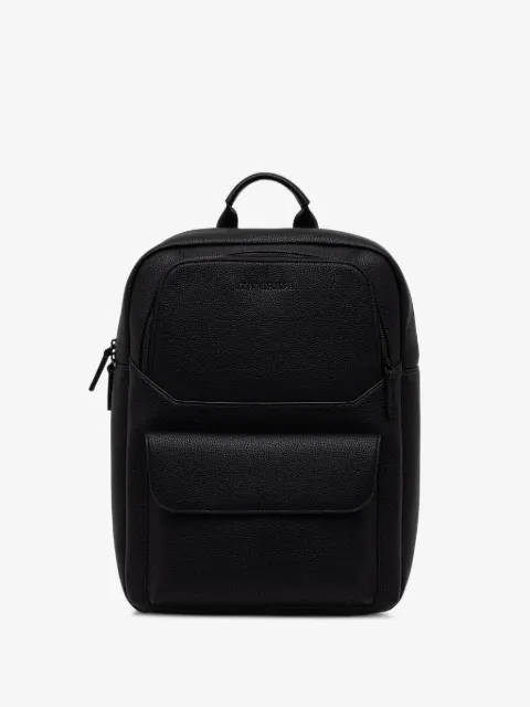 Armani Exchange logo-detail grained backpack