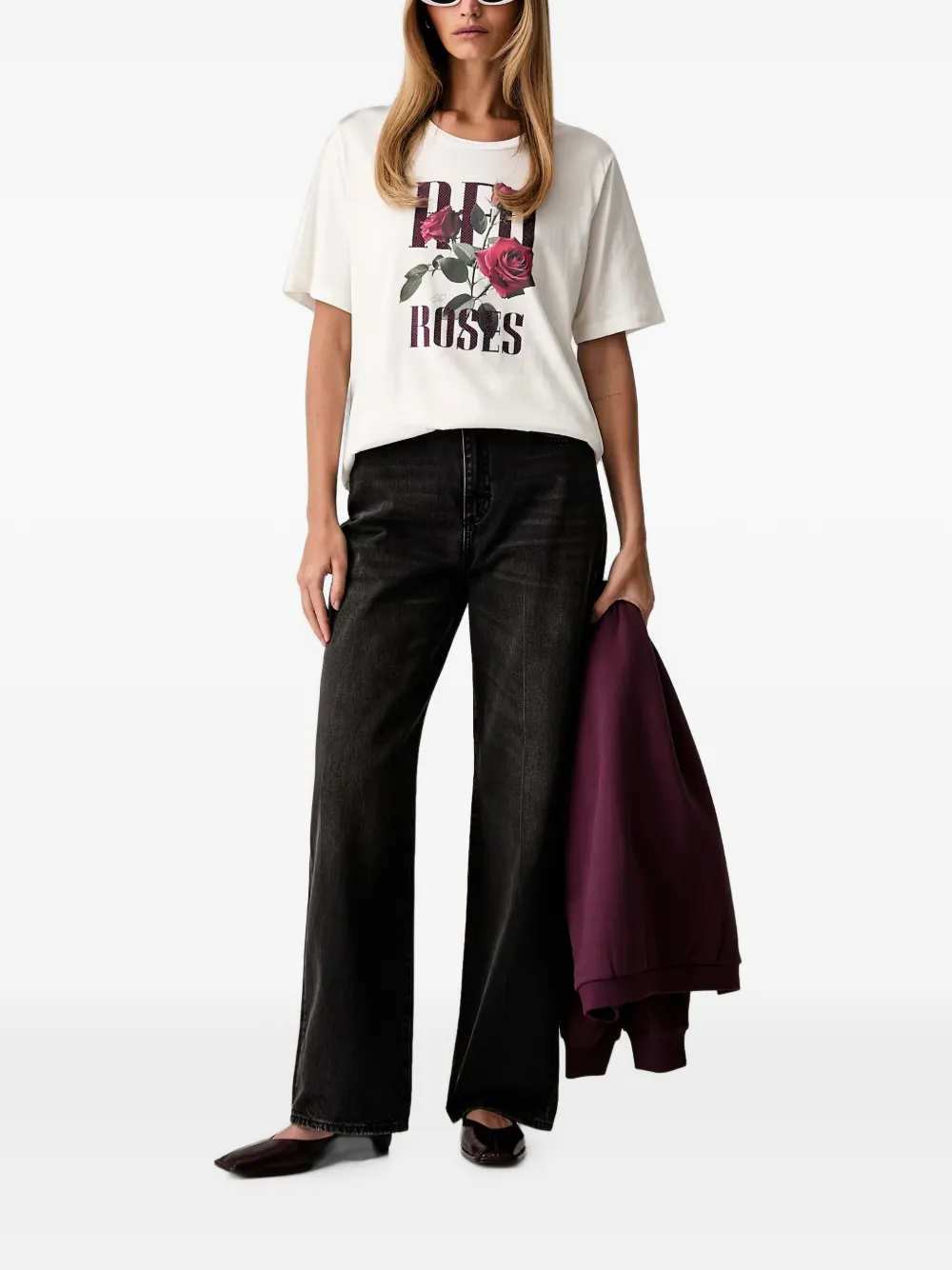 Armani Exchange Jeans met effect Zwart