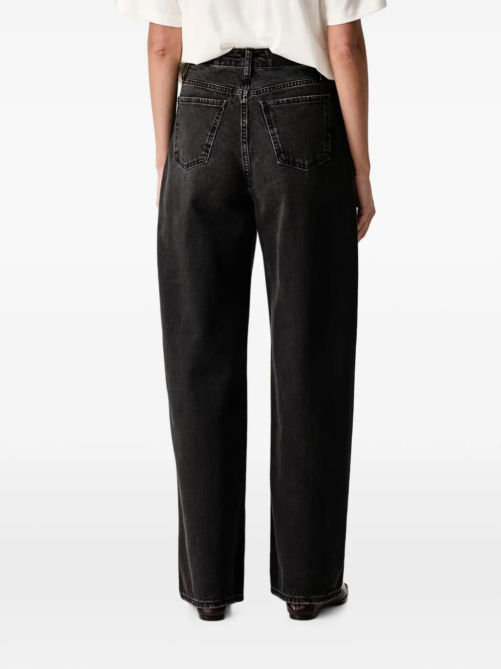 Armani Exchange Jeans met effect Zwart