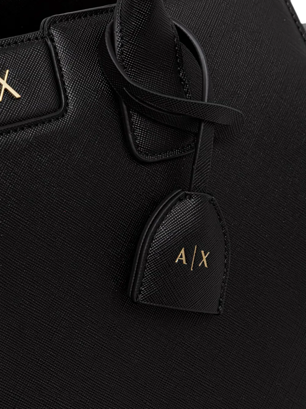 Armani Exchange Shopper met logo Zwart
