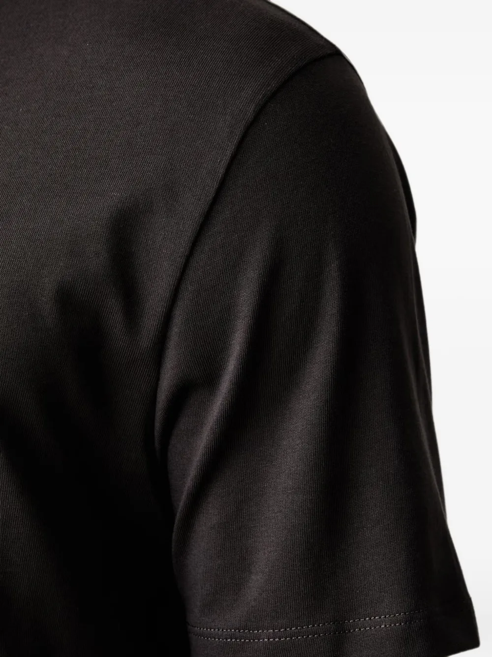Armani Exchange T-shirt met logopatch Bruin