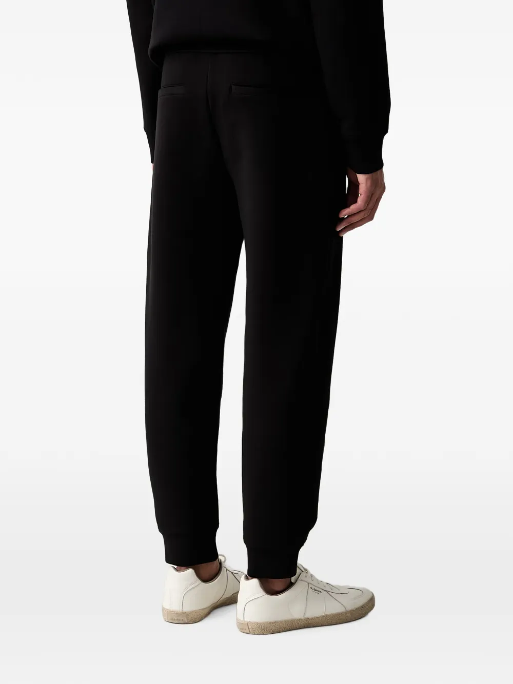 Armani Exchange Trainingsbroek met geborduurd logo Zwart