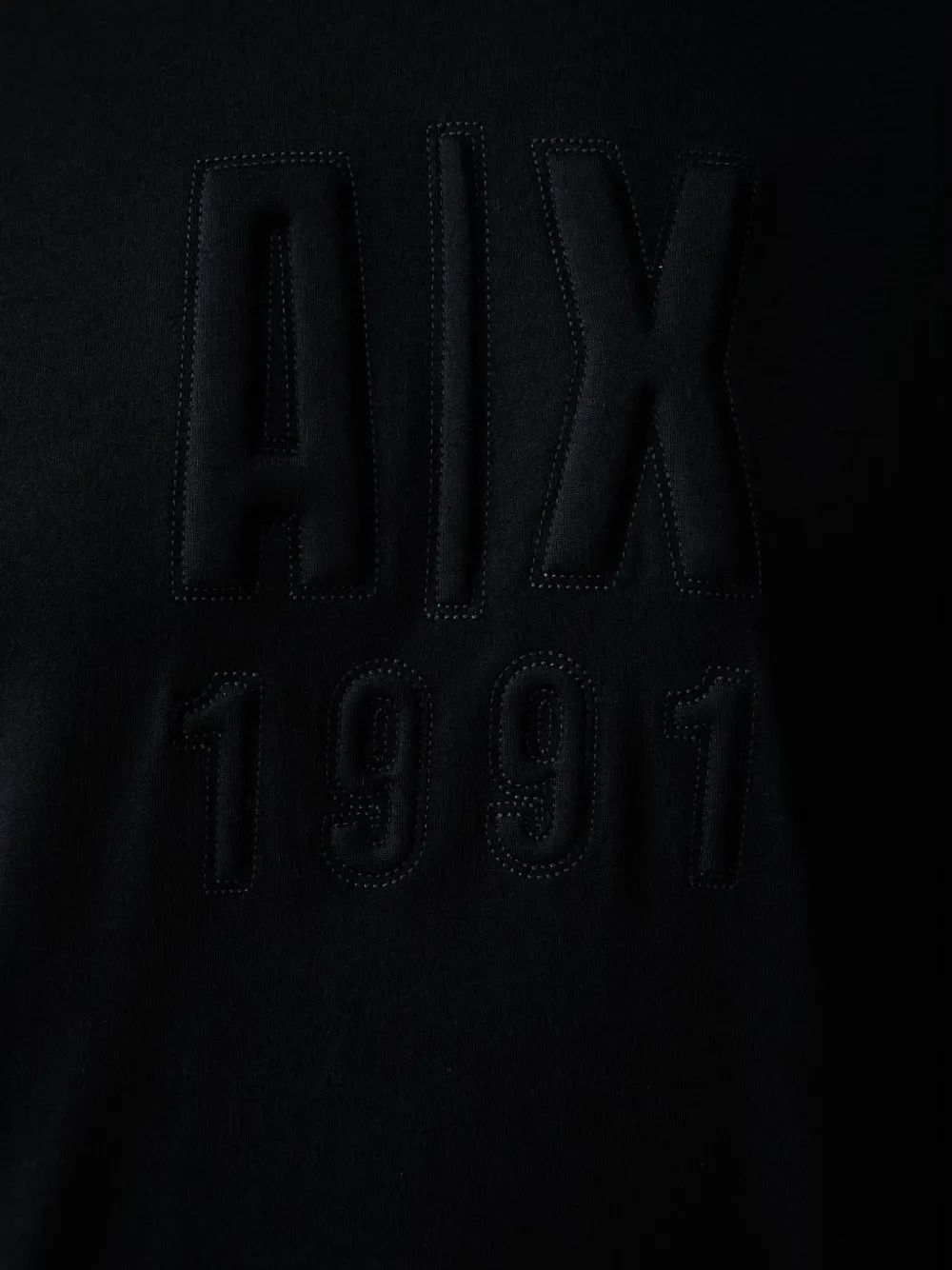 Armani Exchange T-shirt met logo-reliëf Blauw