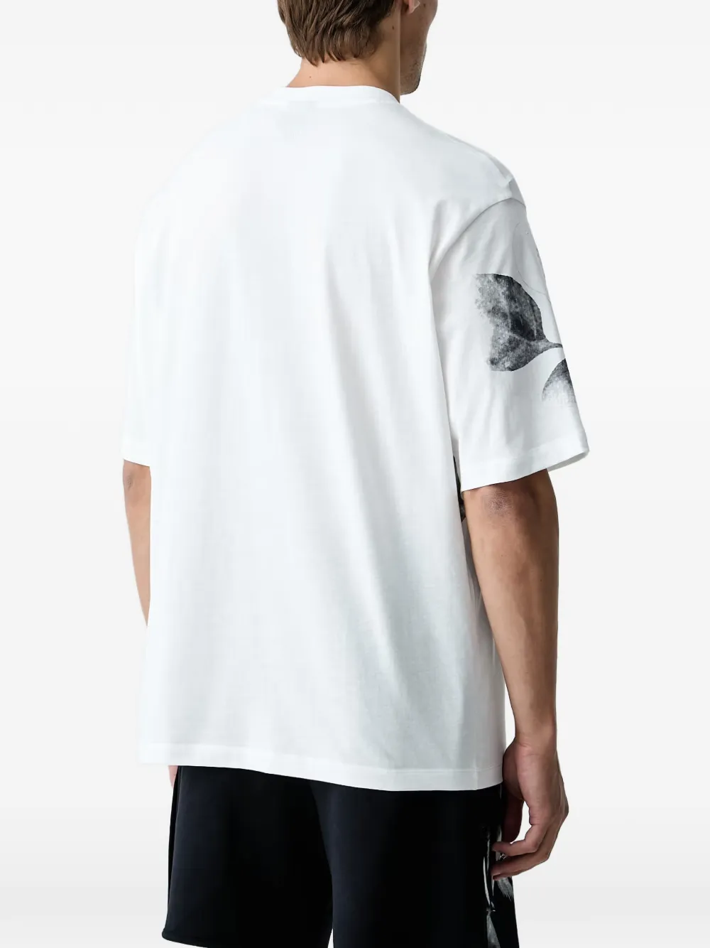Armani Exchange T-shirt met bloemenprint Wit