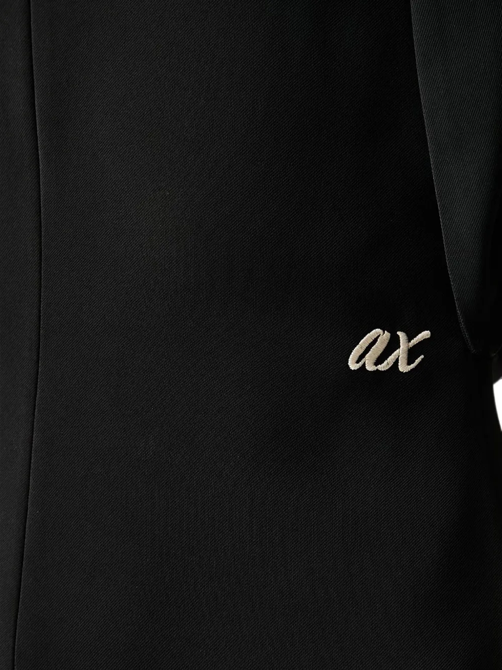 Armani Exchange Mini-jurk met gewatteerde schouders Zwart