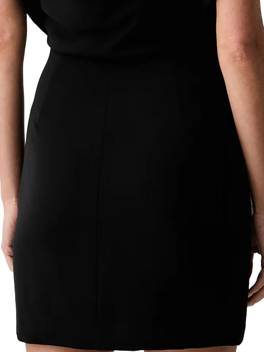 Armani Exchange Mini-jurk met gewatteerde schouders Zwart