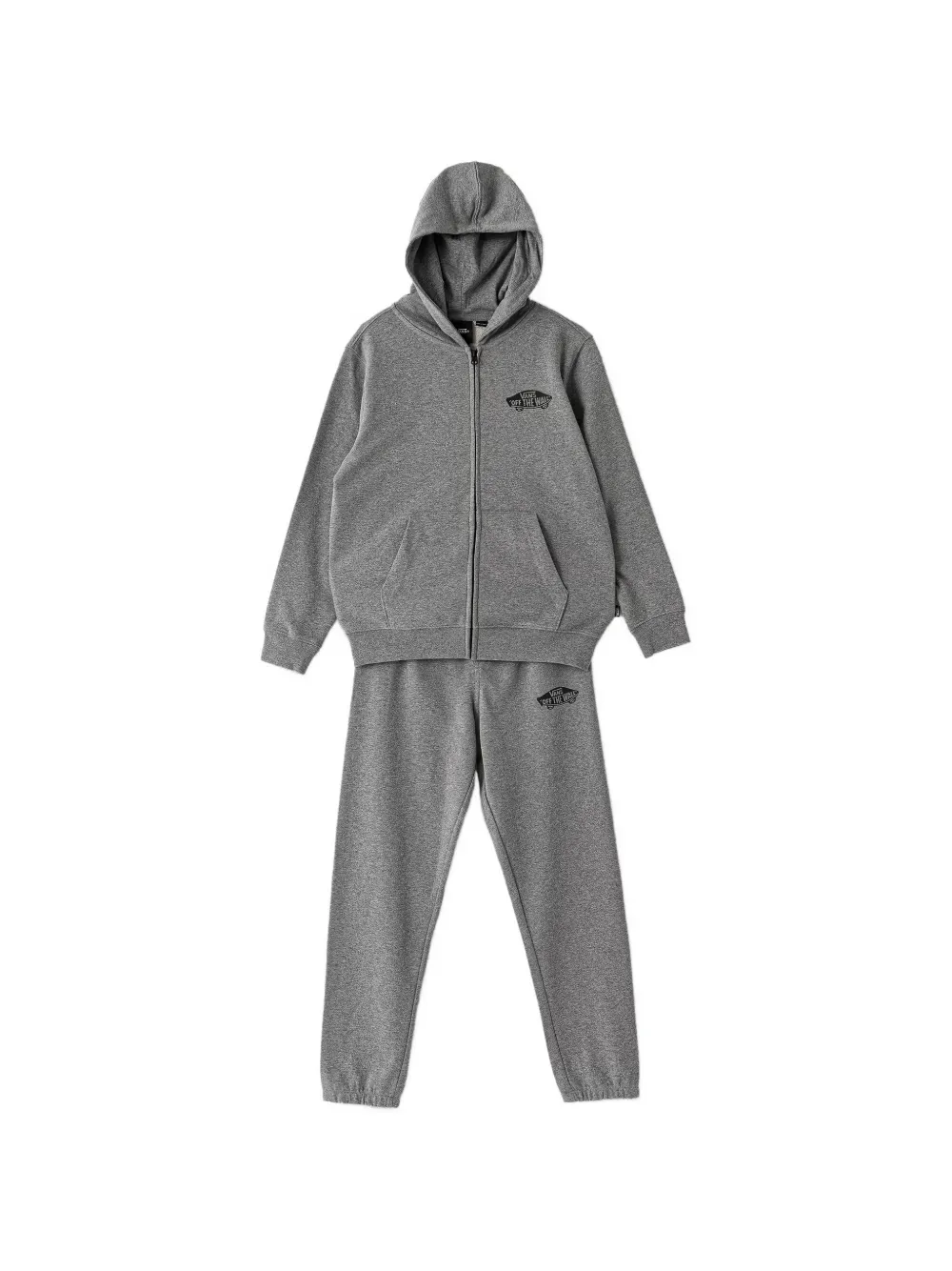 Vans Kids Tuta sportiva con logo e zip - Grigio