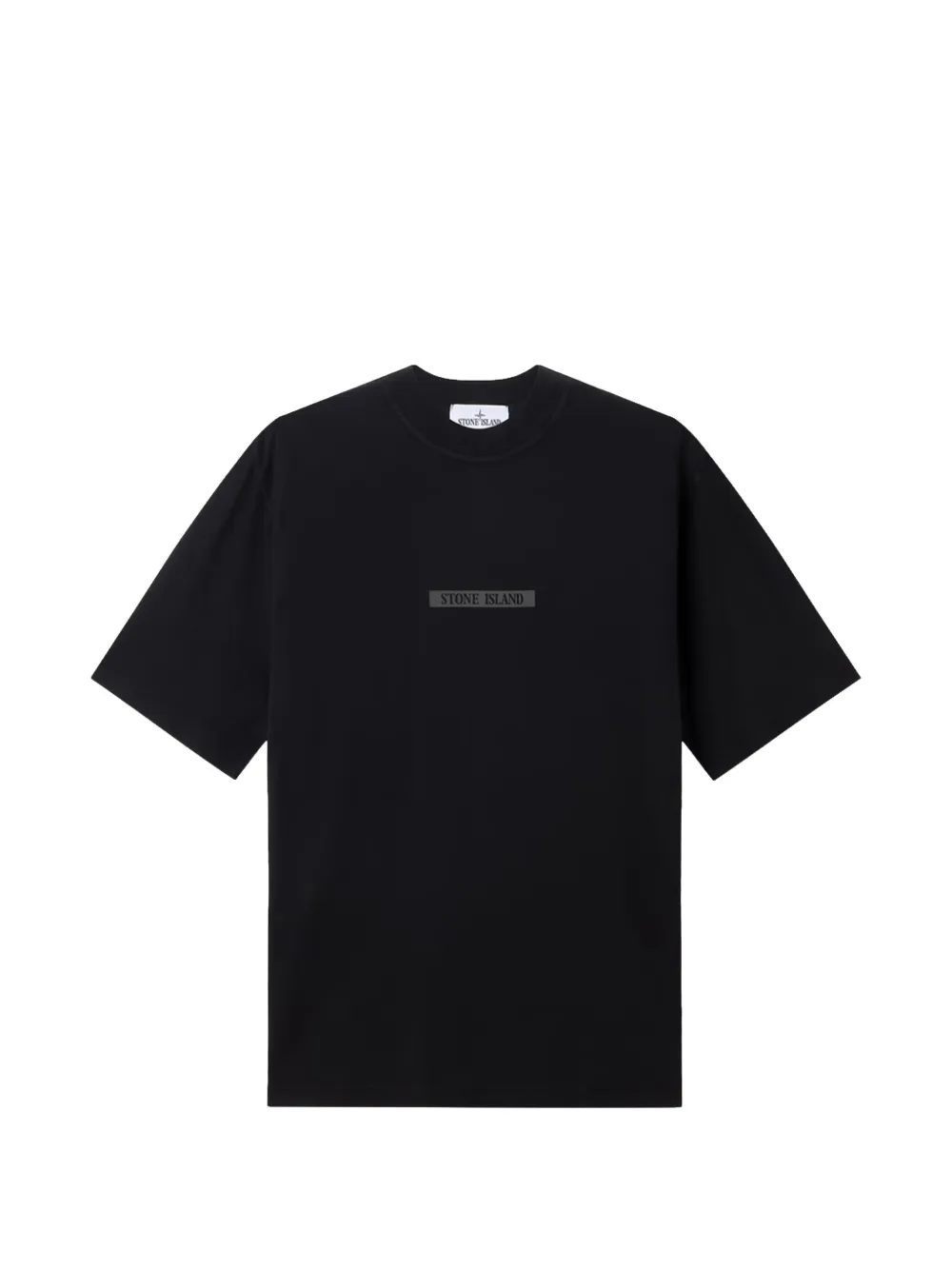 Stone Island 2100006 T-Shirt aus Bio-Baumwolljersey - Schwarz