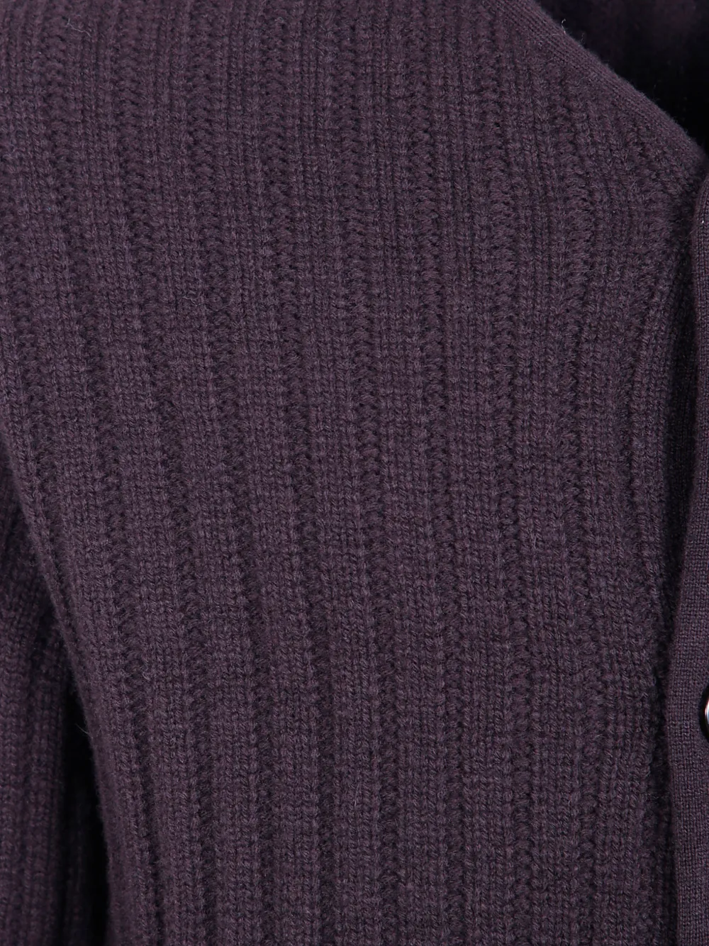 Lardini Le Origini ribgebreid vest met knopen Bruin