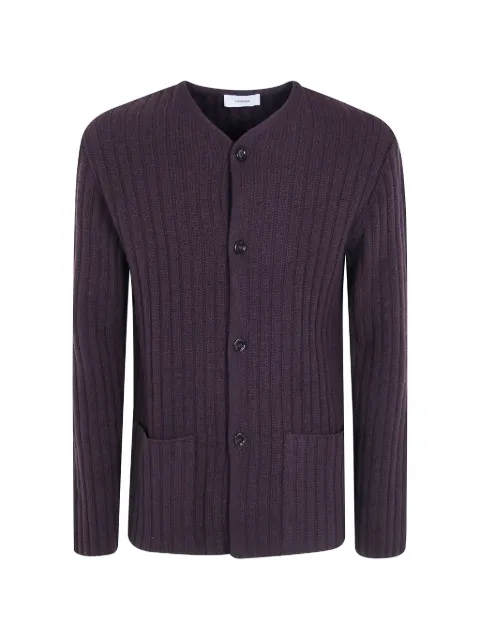 Lardini Le Origini ribbed-knit button-up cardigan